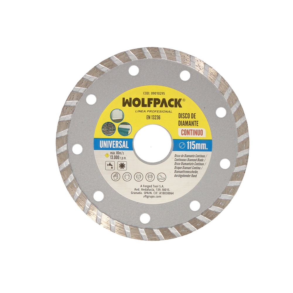 Disco diamante general obra continuo vista principal